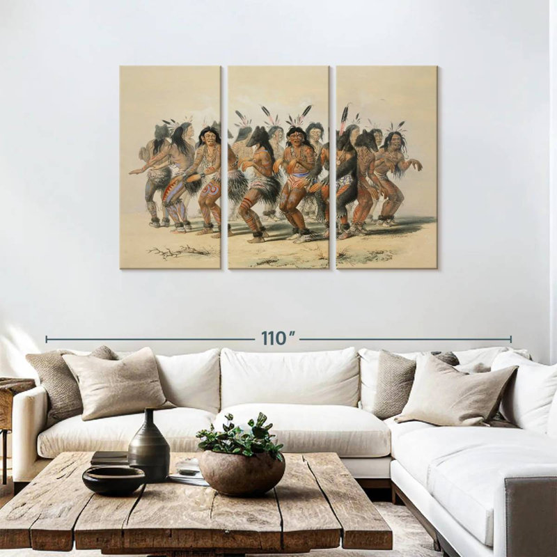 Lelar The Bear Dance 1845, 48" H x 74" W