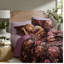 Ensembles de literie en velours luxueux, édredon grand format 4 pièces à motif floral