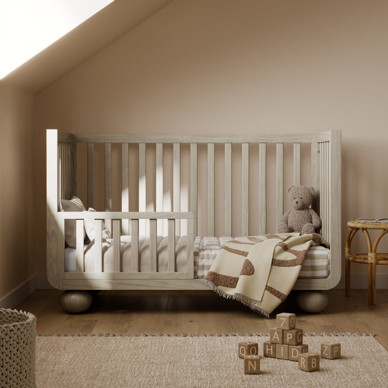 Amalfi 5-in-1 Convertible Crib with Bonus Toddler Guardrail