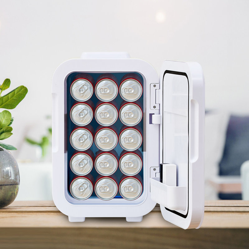 Symple Stuff 10 L Countertop Mini Fridge, White