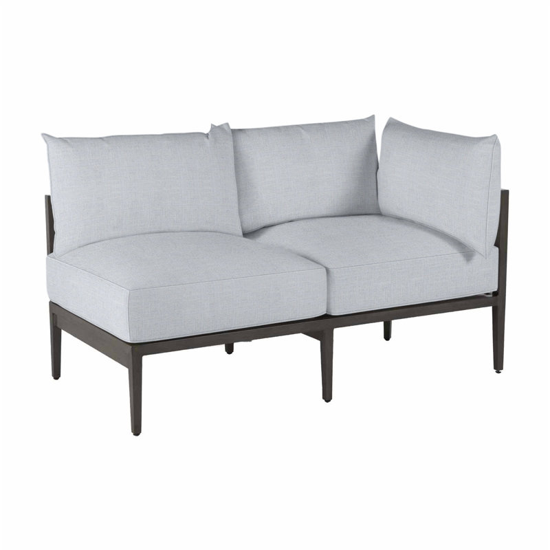 Santa Barbara Aluminum Raf, No Welt, Linen Chambray, Standard Plus