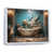 White Floater Framed