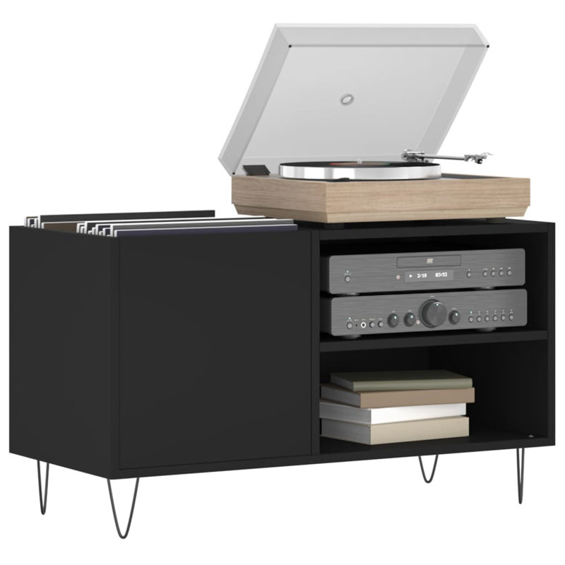 48cm H Media Cabinet, Black
