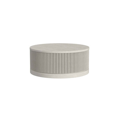Graelynn Round Cocktail Table - White