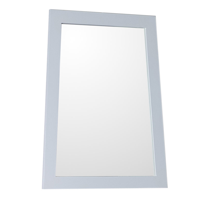 Miroir de salle de bain, Blanc