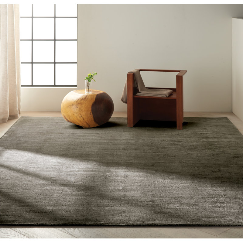 Lunar Viscose Hand Woven Area Rug, Rectangle 236 x 330cm