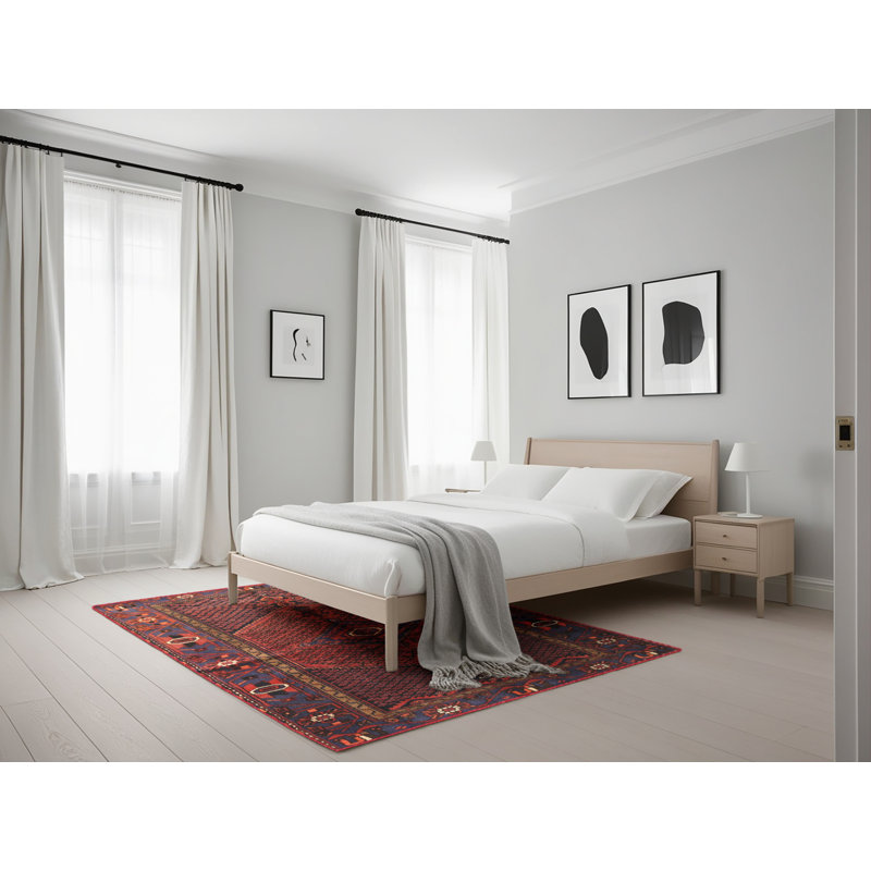 Tapis orange Southwestern, Rectangle 5 pi x 7 pi