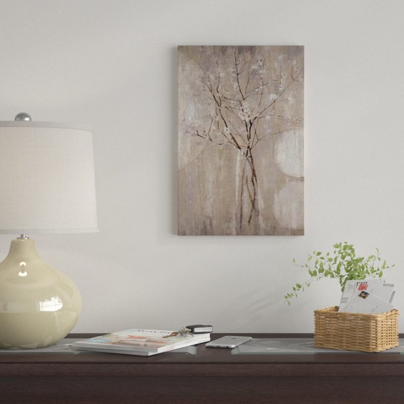 «Champagne Blossoms», reproduction sur toile, H 26 po x l 18 po x P 1,5 po, Pas de tapis, Toile tendue