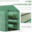 Serre de plain-pied 7 pi x 5 pi x 6,5 pi Outsunny