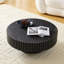 Table basse ronde en fritté et en bois manufacturé 35,43 po-1449970186-1449970185