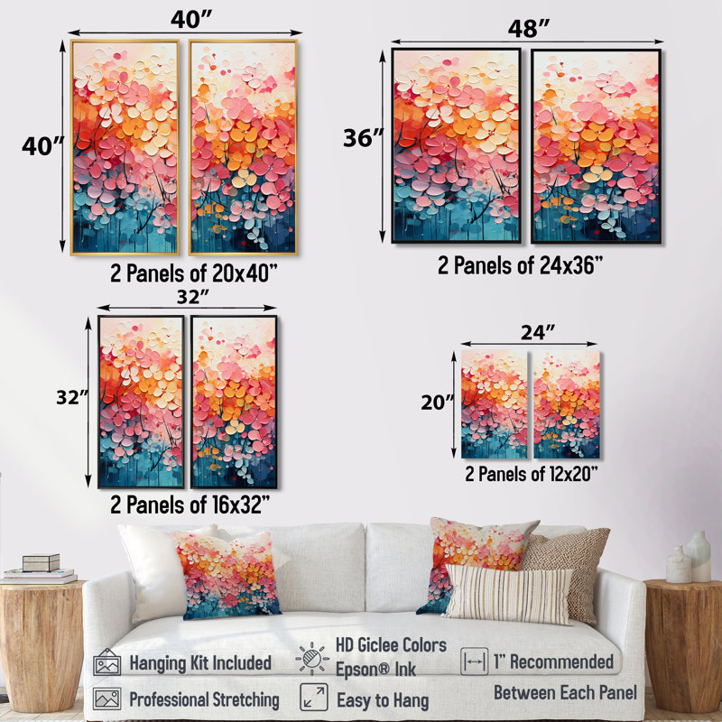 Coral Oasis I - paysages abstraits, art mural, H 20 po x l 24 po, Impression encadrée flottante, Noir