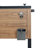 Permasteel 80-Qt Oak Wood Outdoor Patio Cooler with Wicker Bottom Shelf