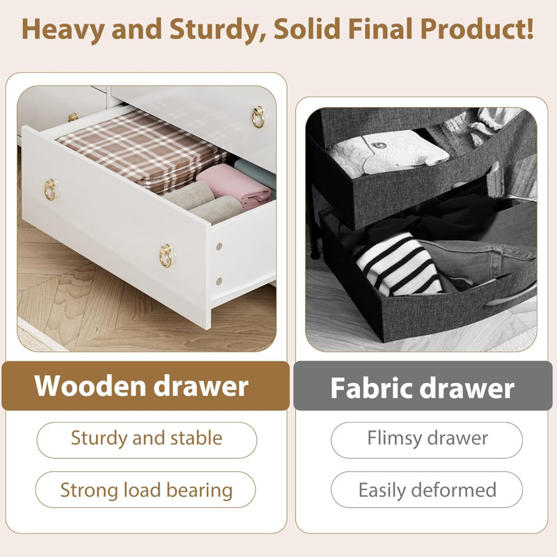 Commodes blanches 