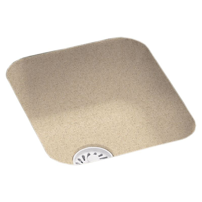Single Bowl Solid Surface Kitchen Sink, Bermuda Sand