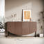 Buffet artistique 3D Wave, plateau autocollant en marbre, style américain antique pour rangement dans la salle à manger avec autocollant, utilisation multi-scénario, style et métal
