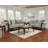 Hernen Carved Wood Frame Loveseat