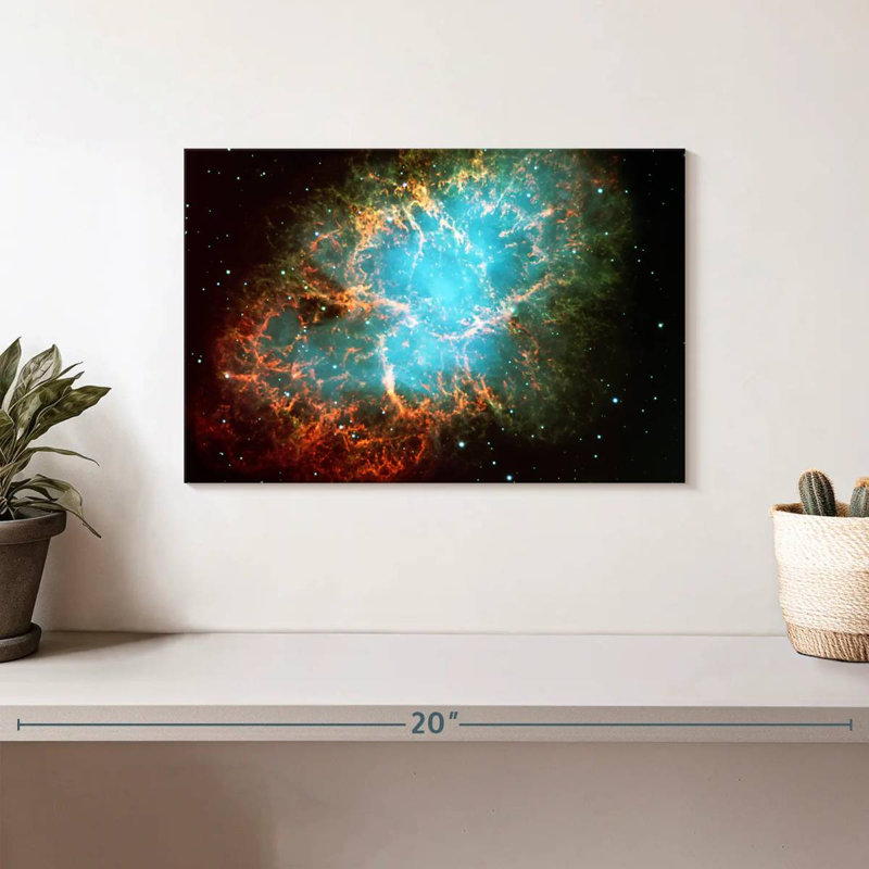 Oberle Blazing Crab Nebula, 8" H x 12" W