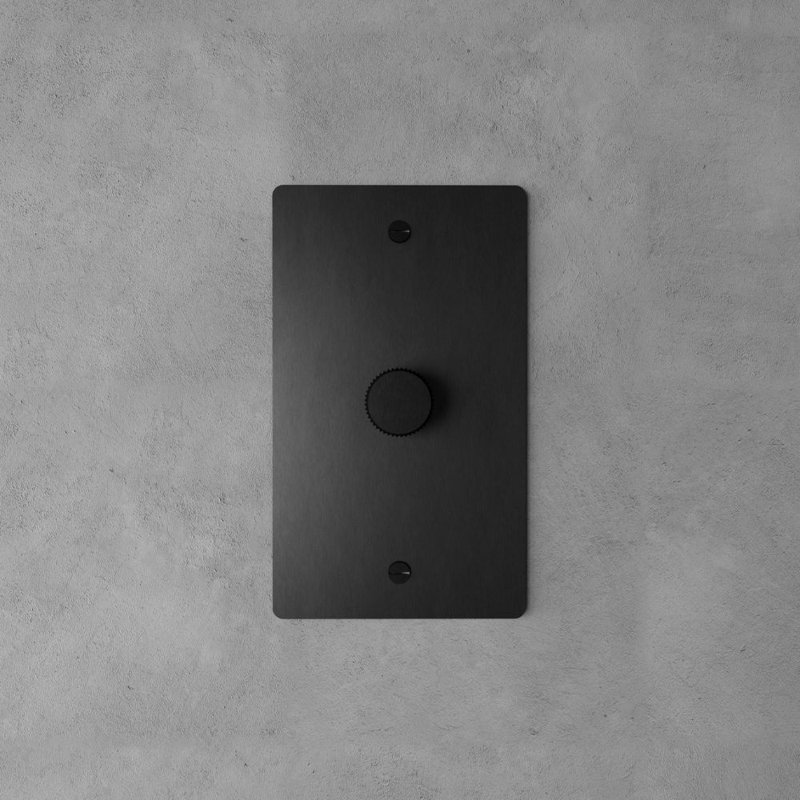 Ozarke Brass Dimmer Switch, Black