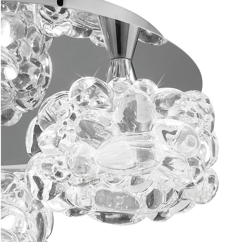 Vinton Glass Semi Flush Mount