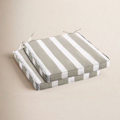 Gia Geometric Outdoor Dining Chair Cushion