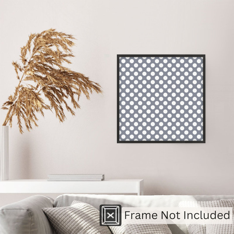 Abstract Dots I Modern Unframed Art Print, 28" H x 28" W