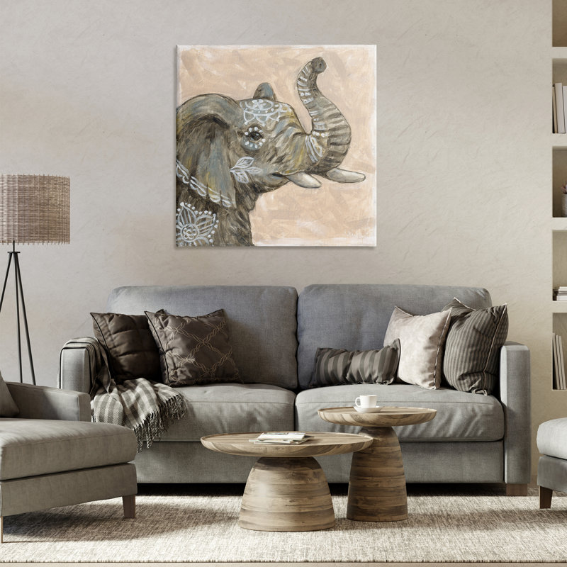 Art mural sur toile, "Boho", H 30 po x l 30 po