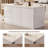 72" Kitchen Island With Storage,Kitchen Cabinet with Seating Area and Large Worktop, Stable Wooden Structure, Modern Style, Easy to Assemble,Wood Table Top-1470832967-1470832966