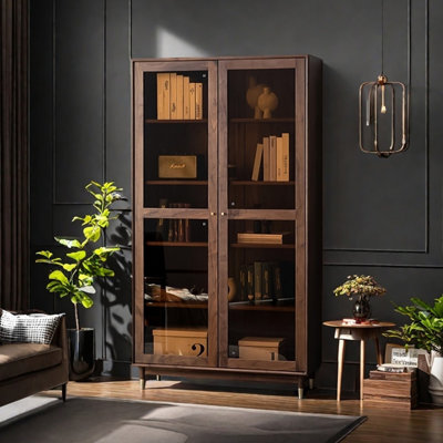 Nordic style large capacity bookcase