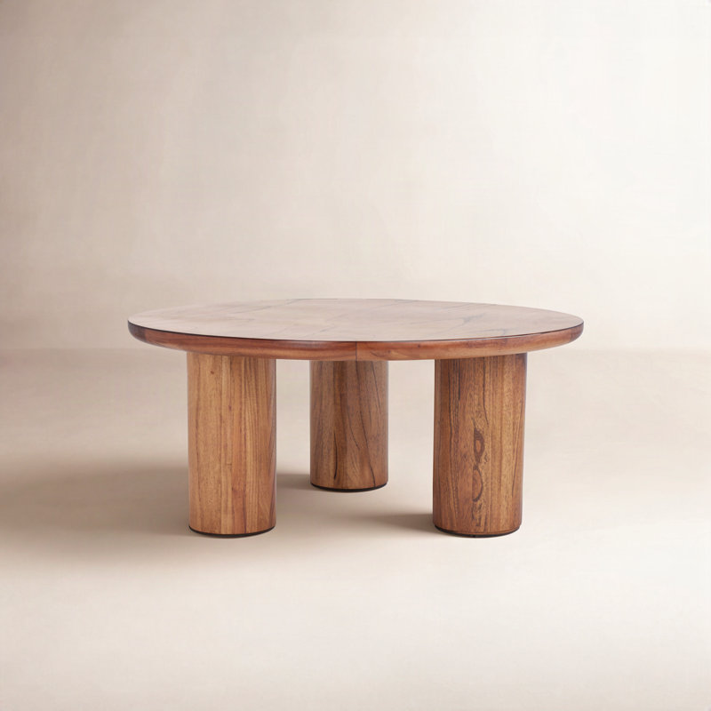 Aicha Single Coffee Table, Light Brown