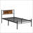 Twin XL Steel Metal Platform Bed Frame, 10.8" Underbed Storage Clearance, Heavy Duty Noise-Free Slat Support No Box Spring Required