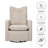 Cali Pillowback Swivel Glider