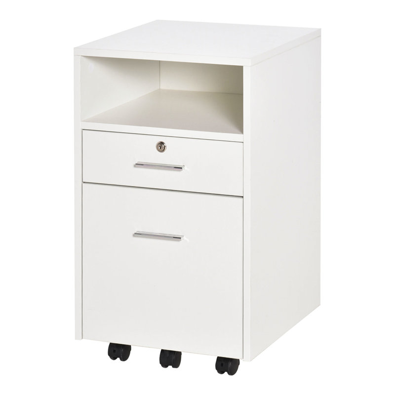 Olortegui 2 Drawer Filing Cabinet, White