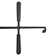 12 X 32 X 1.2" 2 in 1 Water Metre Key with Lid Opener Contractor Grade T-Handle - Curb Valve Key Wrench Tool for Curb Main Water Shutoff Valve