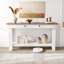 Console de 54 po avec tiroirs, table d'entrée avec tablette de rangement pour le salon-673989978-673989972
