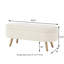 Banc de rangement avec repose-pieds ovale Luxury-132454464-132454468