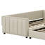 Lit plateforme tapissier grand et simple TG-1288049455