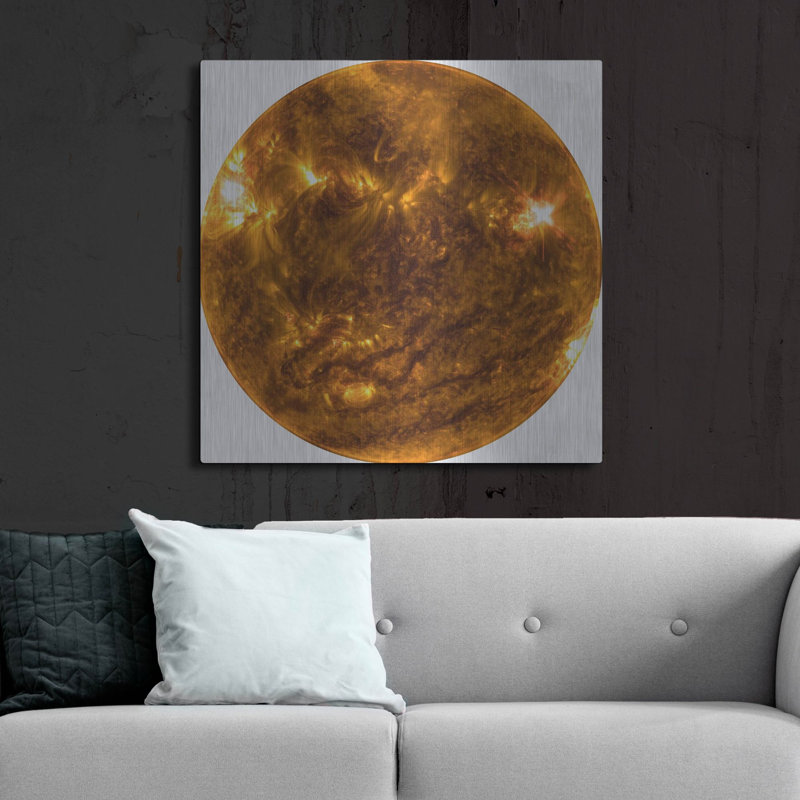 «The Sun copie» par Luxe Portfolio, art mural en métal, H 36 po x l 36 po