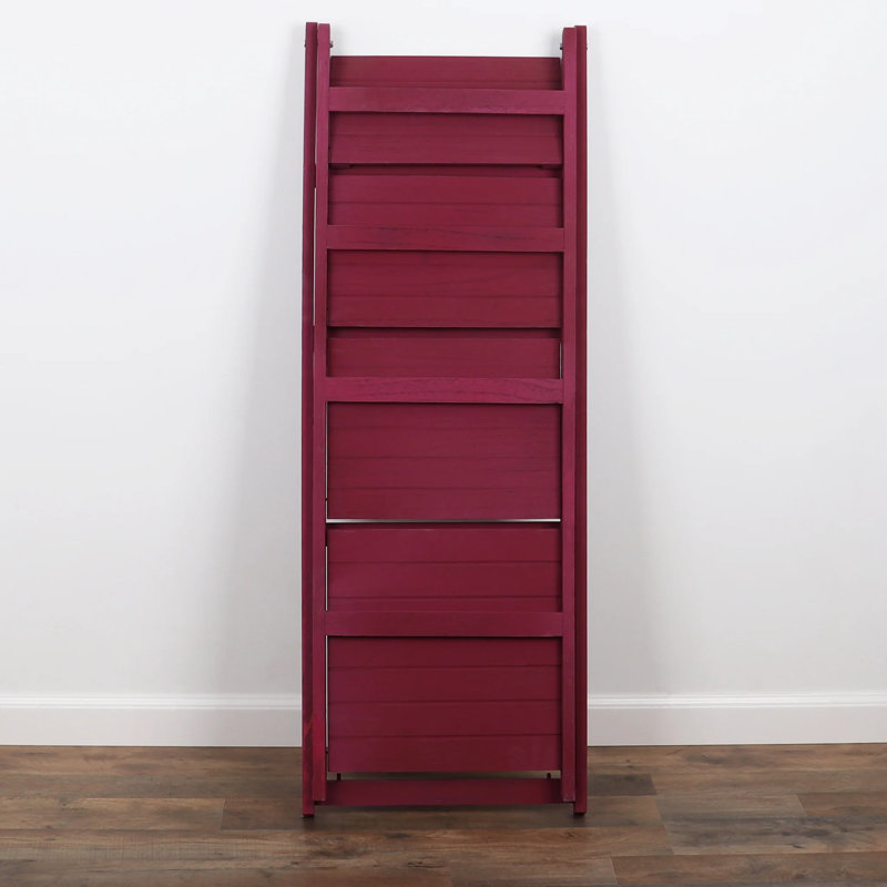 16'' W Manufactured Wood Shelving Unit, Raspberry