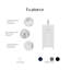 Ensemble de meuble-lavabo simple 18 po Caitlyn-1329002336