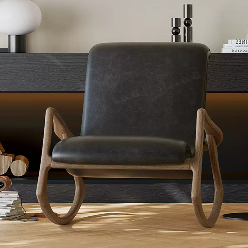 Chaise longue en bois de frêne