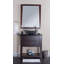 Lavabo de salle de bain vasque ovale en granit noir Absolute