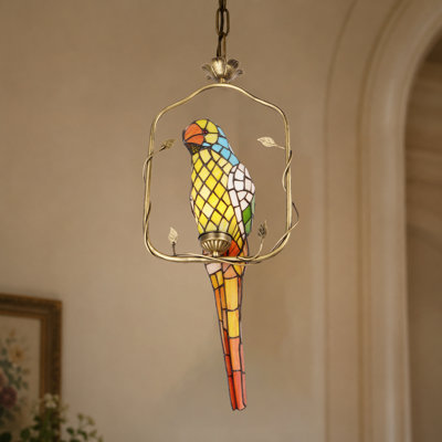 Luminaire suspendu en verre Artistic Parrot