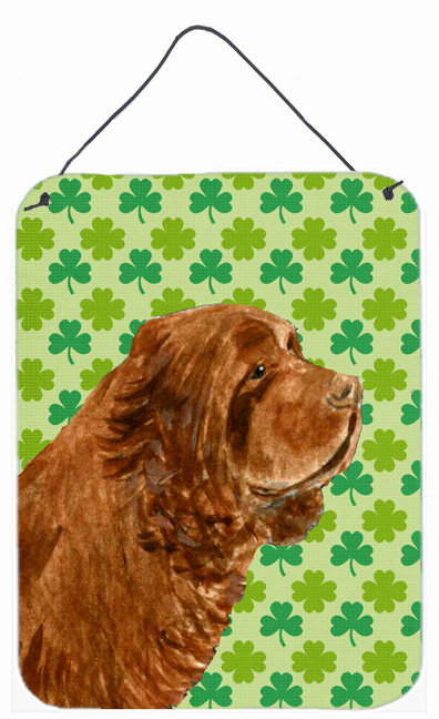 «St. Patrick's Day», reproduction de trèfle sur plaque, Sussex