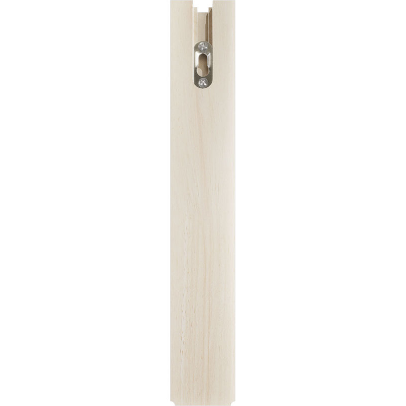 Support en bois Plymouth, Hévéa, H 11 po x l 1,75 po x P 8,5 po