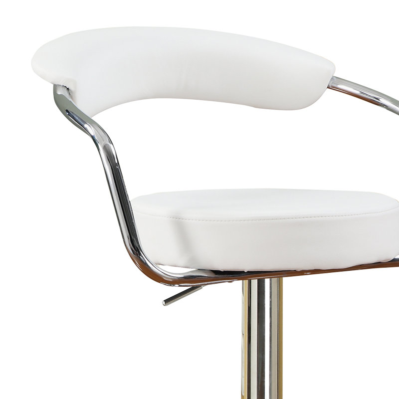 Tabourets de bar, Blanc / Blanc