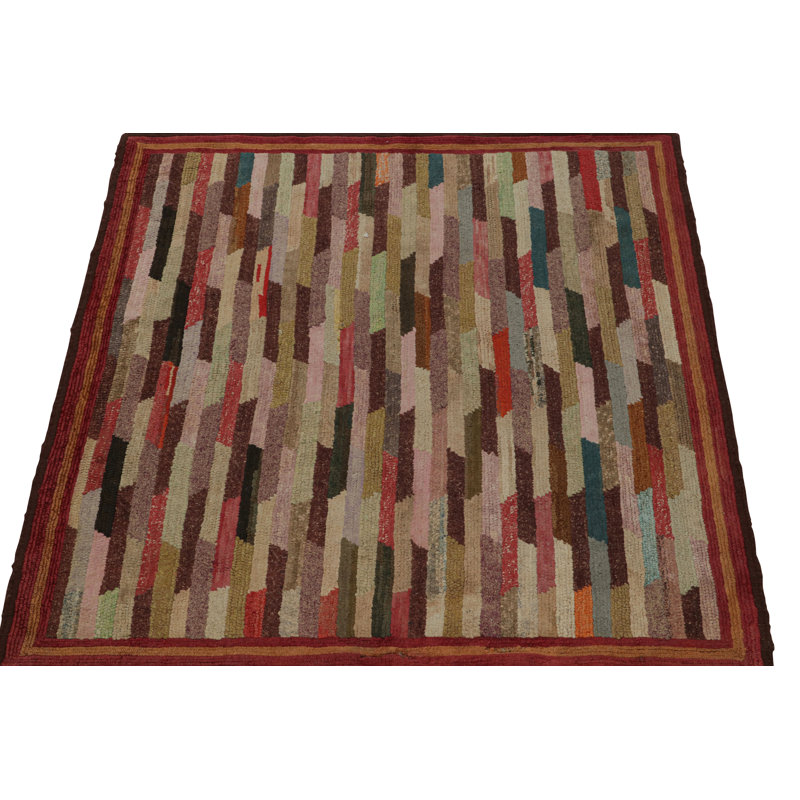 Wool Geometric Area Rug