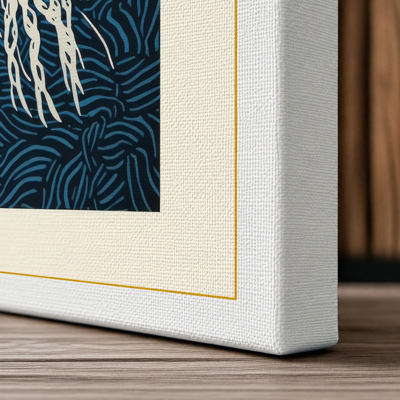 Drifting Jellyfish Coastal - Wrapped Canvas, 30x20 - 76.2 x 50.8 cm, White Border