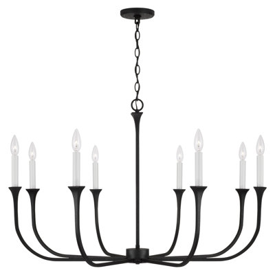 Lustre classique / traditionnel à 8 lumières à intensité variable Decklan