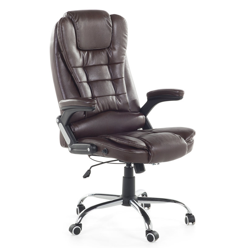 Johnsen Executive Chair with Headrest, Brown
