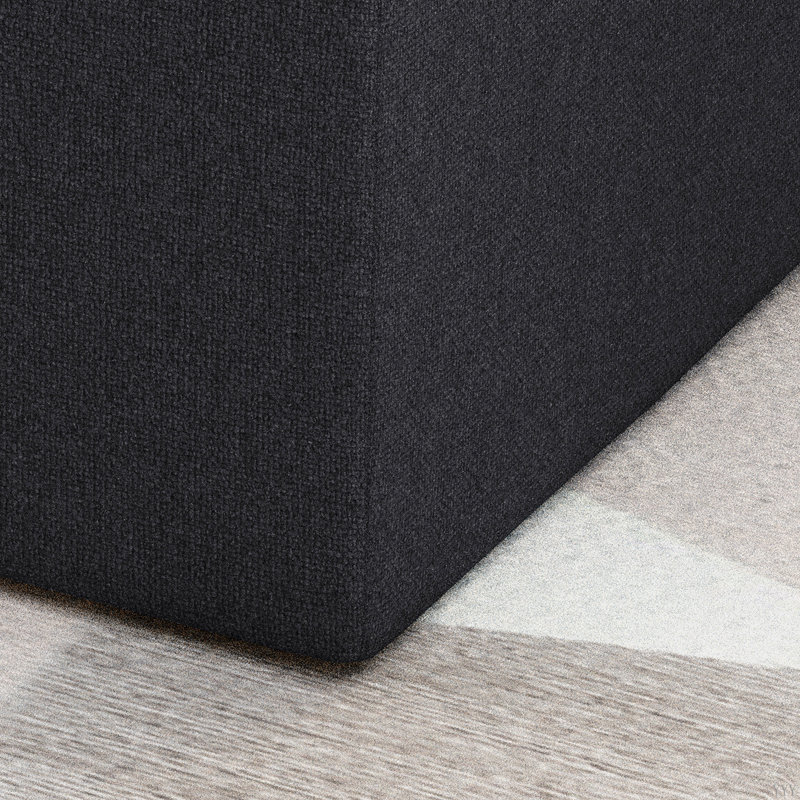 Banc repose-pieds, Gris anthracite